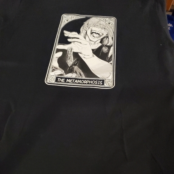 Brand new small jjk jujutsu kaisen anime t-shirt Tarot  short sleeves Tee black - Picture 6 of 8